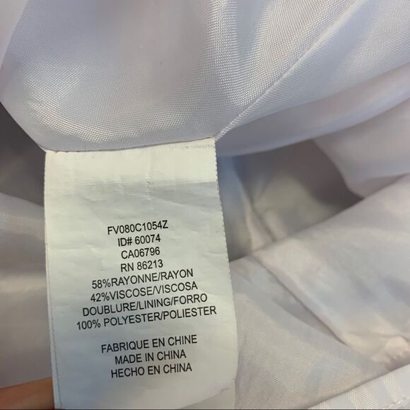 Tristan striped floral flower A-line skirt Sz 4 - Picture 7 of 11